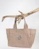 Tote bag Malva visón bordada