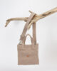 Tote bag mini Malva visón bordada